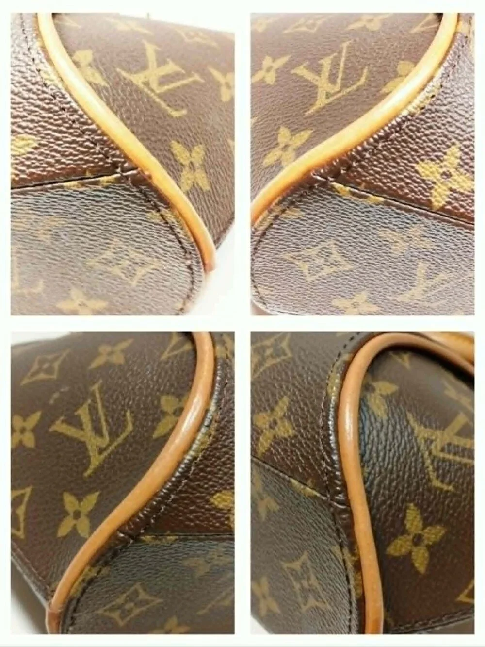 Authentic Louis Vuitton Ellipse PM Monogram Canvas Satchel Handbag Vintage LV